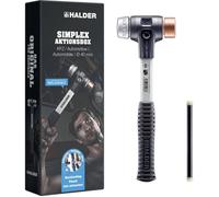 Halder SIMPLEX-Aktionsbox KFZ 3749s001 Marteau à métal antichoc de retour 2400 130 mm 1 pc(s)