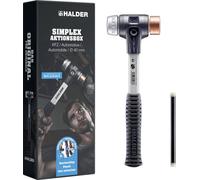 Halder SIMPLEX-Aktionsbox KFZ 3749s001 Marteau à métal antichoc de retour 2400 130 mm 1 pc(s)