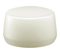 HALDER Tête de maillet à frappe amortie D. de la tête 50 mm nylon blanc