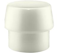 HALDER Tête de maillet à frappe amortie SIMPLEX D. de la tête 50 mm nylon bla...