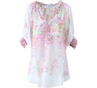 Hale Bob - Chemisier floral rose et blanc - Femme - Blouses et Chemises - Multicolore - Taille: 42 FR
