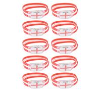 Halearo 10PCS Glow in the Dark Bracelets Bracelet Drapeau en Silicone Bracelet Lumineux avec Batterie Intégrée pour Les événements de la Coupe du Monde de Match de Football (110.00)
