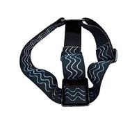 Halearo Bandeau élastique Antidérapant pour Caméra d'action, Ceinture de Montage Sport Réglable, Idéale pour Le Ski et Le VTT, Conception Légère (Noir)