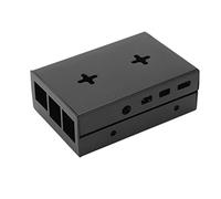 Halearo Boîtier de Protection en Alliage D'aluminium de qualité Supérieure pour 4B, Boîtier de Refroidissement Rapide avec Dissipateur Thermique pour Scène Applicable Facile à Installer, Argent, 9 X