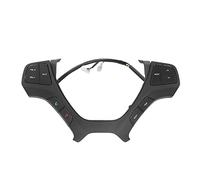 Halearo Bouton de Commande au Volant Noir de Remplacement Multifonctionnel pour HYUDNAI I10 2014-2017, Matériau ABS Durable, Installation Facile, S'adapte Directement