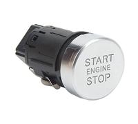 Halearo Bouton de Commutation de Démarrage et D'arrêt du Moteur, Matériau de qualité Supérieure pour RS5 S4 S5, Remplacement Idéal pour les Pièces du Système D'allumage de Voiture