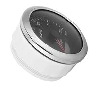 Halearo Compteur de Vitesse GPS 3,3 Pouces Rétro-éclairage coloré étanche pour Voitures Bateaux Camping-cars 0-30MPH Acier Inoxydable Durable (Noir)