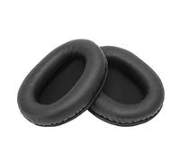 Halearo Coussinets d'oreille pour Casque Coussins de Remplacement en Peluche Douce pour Casque de Jeu Cloud Flight Confortable Durable Noir 2 Unités