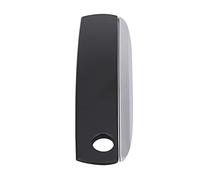 Halearo Couvercle de Poignée de Porte Extérieure pour Voiture A6L C6 S4 B6 RS4 TT Avant Gauche Installation Facile Plastique Noir et Chrome 1 unité