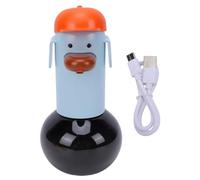Halearo Distributeur de Savon Automatique 400 ML en Forme de Canard sans | Construction ABS, Capteur Manuel Infrarouge, Lavage des Mains Moussant, Utilisation dans la Cuisine et la Salle de Bain,