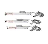 Halearo Encodeur Linéaire Haute Précision 3 Pièces Outil de Mesure de Lecture Numérique pour Ateliers Alliage D'aluminium 0-500mm (Course 0-50mm 0-350mm 0-500mm)