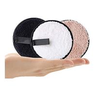 Halearo Éponge de Démaquillage Wash Flutter Doux et Doux Nettoyant pour le Visage Réutilisable pour un Usage Quotidien 1 Pièce (Brun)