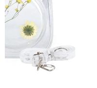 Halearo Étui de Protection Transparent pour Appareil Photo Mini 11 9 8, Sac de Rangement élégant avec Bandoulière et Motif Marguerite Vif (#2)