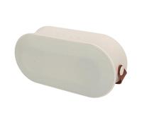 Halearo Haut-parleur Bluetooth - Joli design portable avec lumière ambiante pour la maison, les fêtes, le chant, batterie 3000 mAh (double microphone blanc)