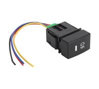 Halearo Interrupteur à Bouton-poussoir 4 Pôles 12V avec Voyants LED pour Panneau de Commande Durable BR-V CITY FIT JAZZ HR-V