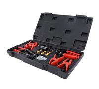 Halearo Jeu de Pinces à les Tuyaux, Outil Métallique Réglable et Durable pour le Refroidissement Automobile, Conduites de Carburant et de Radiateur, 9 Pièces