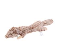 Halearo Jouet couineur en peluche pour chien, avec double couche épaisse en peluche et doublure résistante à l'usure pour chiens de petite et moyenne taille (marmotte)