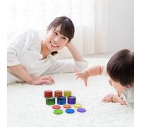 Halearo Jouets de Comptage Magnétiques à Dix Cadres pour Jeu éducatif, Conception Compacte et Durable, 60 Disques Colorés pour Enfants D'âge Préscolaire, Plastique, 16,7 X 6,7 Cm