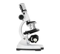 Halearo Kit de Microscope HD 1200X pour Enfants, éducation Scientifique, Jouet de Microscope pour Débutant Tout en Métal avec Lentille en Verre Optique