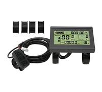 Halearo KT LCD3 - Affichage Intelligent pour Vélo électrique, 72V, avec Connecteur SM, pour Conduite de Nuit, Matériau ABS, 1 unité