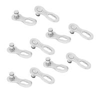 Halearo Lien Manquant de Vélo en Acier Durable, 5 Paires, Lien à Dégagement Rapide pour Chaîne de Vélo, 11 Vitesses, Installation Facile pour les Cyclistes en Acier (12 vitesses)