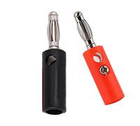 Halearo Lot de 10 Fiches Bananes de 4 Mm de Haute qualité pour les Ingénieurs de Tests électriques et les Amateurs de Bricolage
