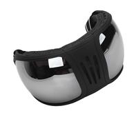 Halearo Lunettes de Course de Chevaux Lunettes de Soleil de Protection Coupe-vent pour Chevaux de Sport Construction en Plastique 1 Paire (Argent)