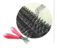 Halearo Mini Outil D'armoire pour Nettoyer les Peignes et les Brosses à Cheveux, pour un Nettoyage Facile des Brosses et des Peignes à la Maison et dans les Salons, Matériau ABS, 3,14 Pouces, 1