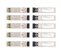 Halearo Module Optique 1000Mbps, Connecteur RJ45 pour Transmission Rapide de Données, Ensemble de 10 Pièces avec Puce Faible Puissance et Coque en Alliage de Zinc