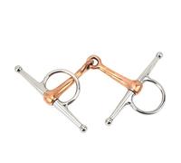 Halearo Mors de Filet en Joue de Cheval, 125 Mm en Acier Inoxydable | Durable, beau design, sans danger pour les chevaux, facile à utiliser.