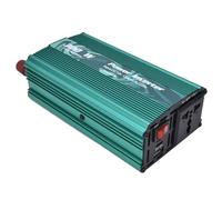 Halearo Onduleur à Onde Sinusoïdale Modifiée 300W, Convertisseur de Puissance Intelligent et Sûr pour Réfrigérateur et Cuisinières à Usage Domestique, DC12V à AC220V (Verte)