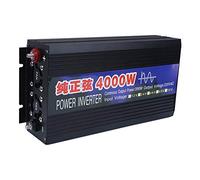 Halearo Onduleur à Onde Sinusoïdale Pure 4000W, Convertisseur Fiable DC à AC pour Le Camping, Construction en Aluminium (DC48V à AC220V)