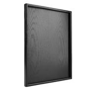 Halearo Plateau de Service en Bois, Rectangle en Bois Massif avec Bords Surélevés (40 * 30cm)
