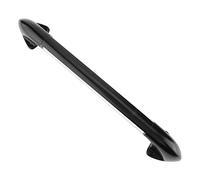 Halearo Poignée de Maintien éclairée par LED pour Yacht de Camping-car avec Barre D'assistance de sécurité, Conception Durable en Alliage de Zinc, 18 Pouces de Long, Finition Noire