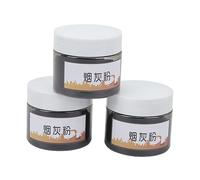 Halearo Poudre de Maquillage à Effets Spéciaux, Cendres Carbonisées, 3 Pièces, Application Facile pour les Fêtes D'Halloween et les Spectacles sur Scène