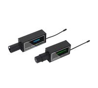 Halearo Récepteur émetteur de Microphone sans Fil, Rechargeable par USB, Système UHF 10 Canaux pour Caméra et Mélangeur de Son, Matériaux en Alliage D'aluminium Durable