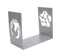 Halearo Séparateur de Livres en Métal de Style Ancien, étagère D'organisation pour Bibliothèque Scolaire, Vernis de Cuisson en Fer (Les Fleurs s'épanouissent + envoient du Chagrin)