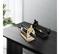 Halearo Support de Casier à Vin Rouge Amusant, Support à Vin Décoratif en Bois pour Dîners, 1 unité