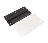 Halearo Support de Pied de Table RV, Support Détachable en Alliage D'aluminium pour Caravanes et Yachts 1 unité (Noir)