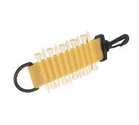 Halearo Support de Tee de Golf, Sac de Rangement Portable et Durable pour Tee de Golf avec Crochet Multifonction pour Joueurs de en Nylon Bambusoideae (Jaune)