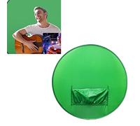 Halearo Toile de Fond D'écran Vert Portable pour Chats Vidéo, Tissu Pliable Absorbant la Lumière, Taille L