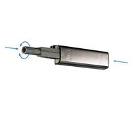 Halefe Appuyez pour ouvrir Catch en acier 50 mm