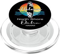 Haleiwa North Shore Oahu Hawaii Surfer Paradise Souvenir PopSockets PopGrip pour MagSafe