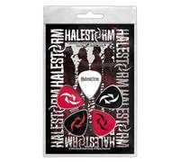 Halestorm Lot de 5 médiators pour guitare Portrait Calibre épais 1 mm