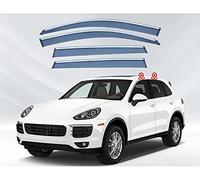 HALEUP Déflecteur d'air pour Porsche Cayenne 92A 2011-2018, Déflecteurs de Vent Déflecteurs de Pluie de Voiture Déflecteurs de Fenêtre Latérale