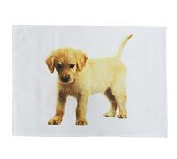 Half a Donkey Golden Retreiver Puppy Grand torchon en Coton avec Image Nette et Claire