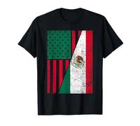Half African Half Mexican Heritage Roots Pride T-Shirt