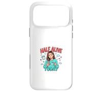 Half Alive Today Funny Fatied Mood Design Coque pour iPhone 17 Pro Max