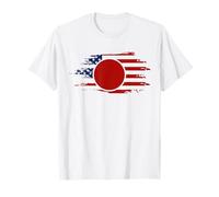 Half American Japanese - USA Japan Flag United States T-Shirt