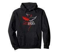 Half Angel Half Devil Tee Gothique Emo Esthétique Graphique Sweat à Capuche